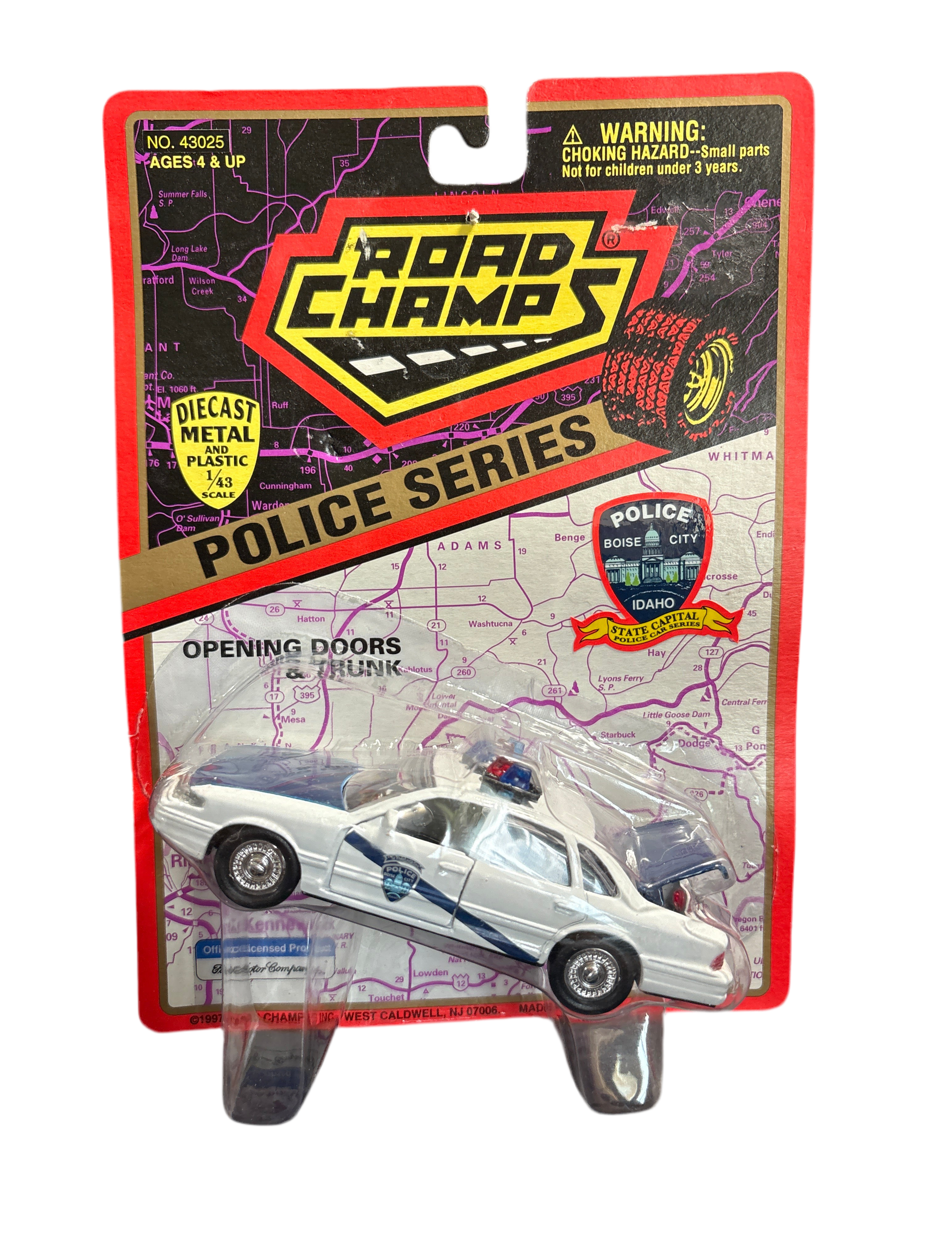 Road Champs Boise City Idaho State Capital Police Diecast