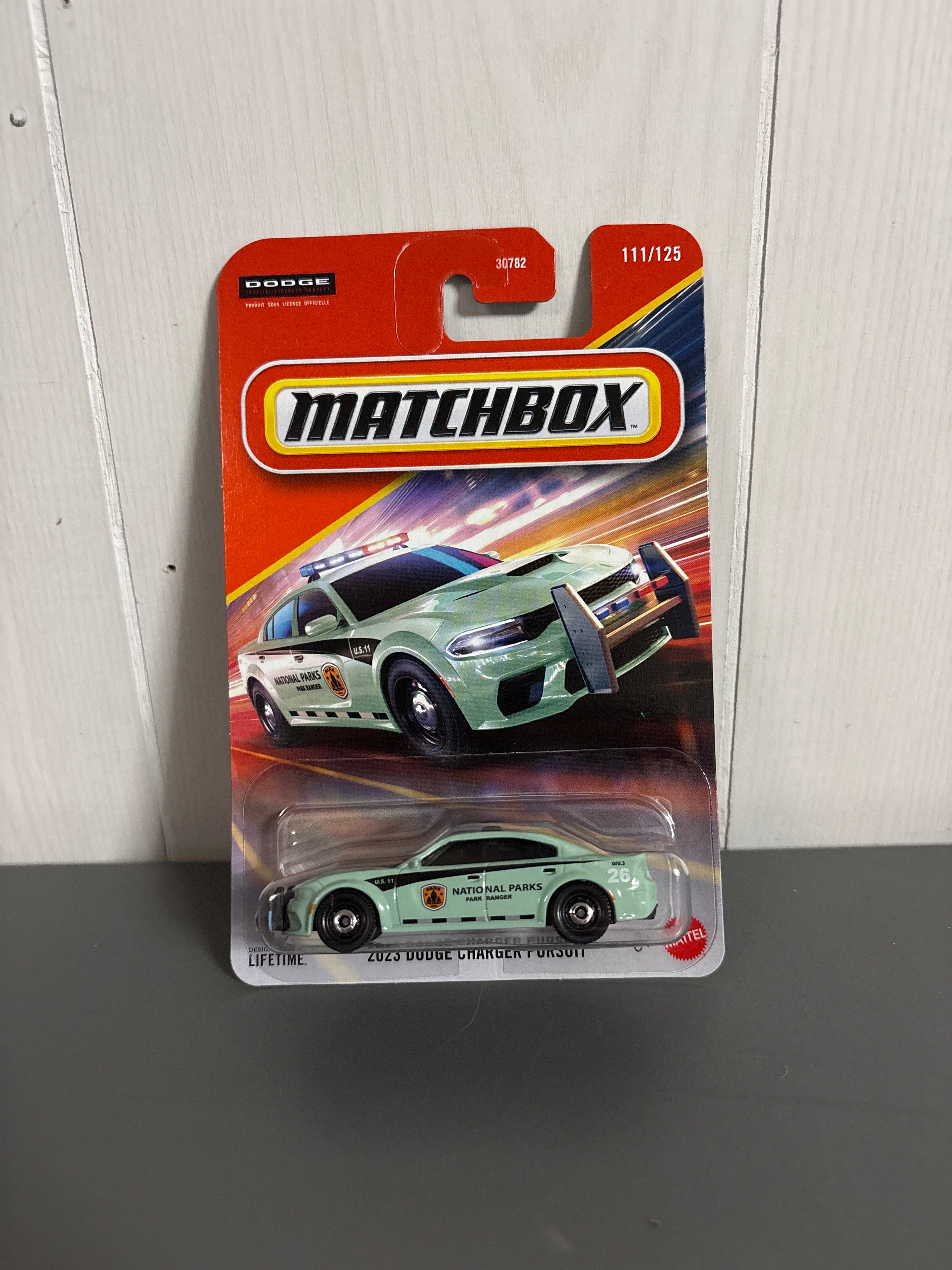 Matchbox 2023 Dodge Charger Pursuit Diecast green