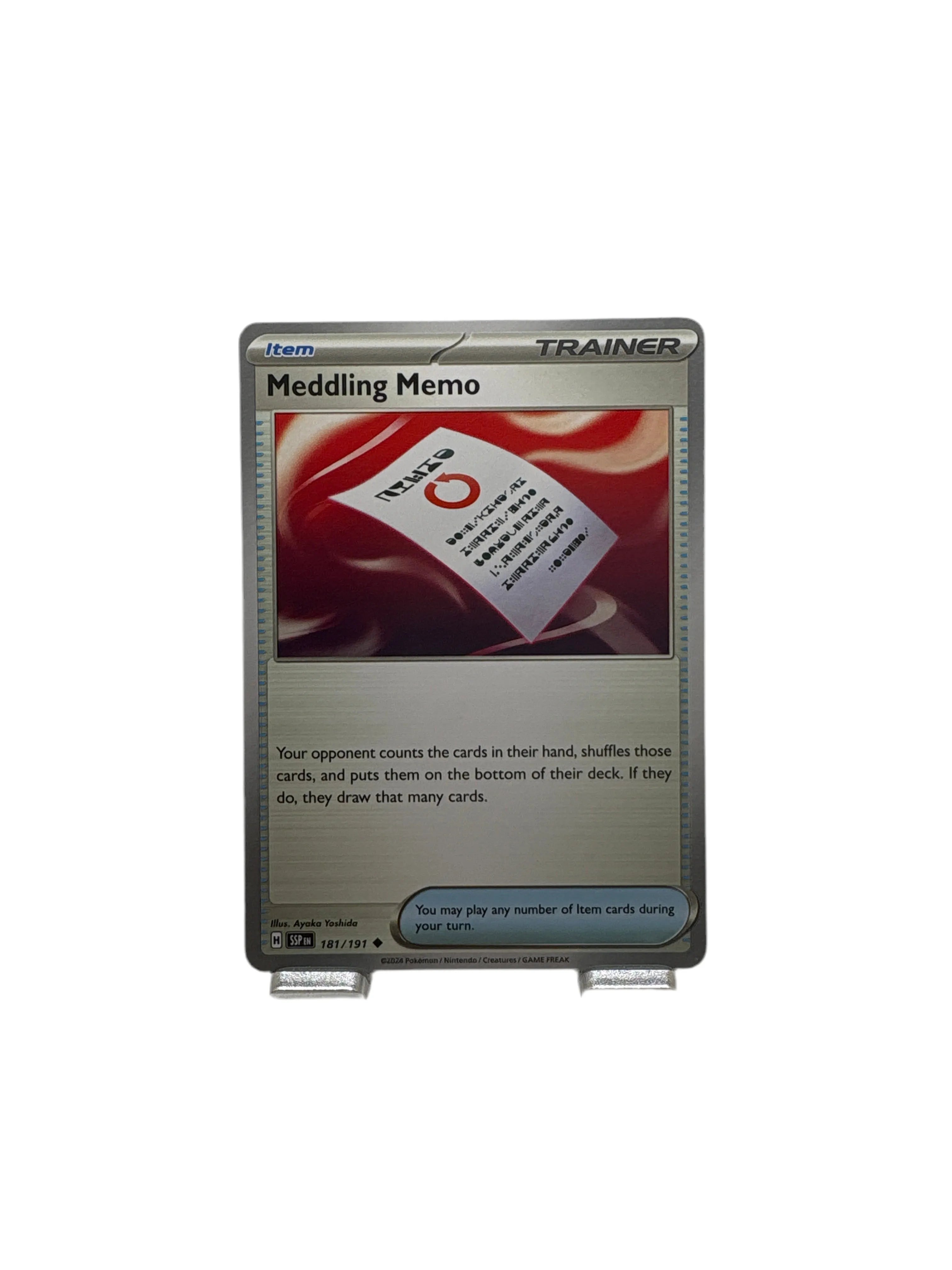 Pokemon Meddling Memo