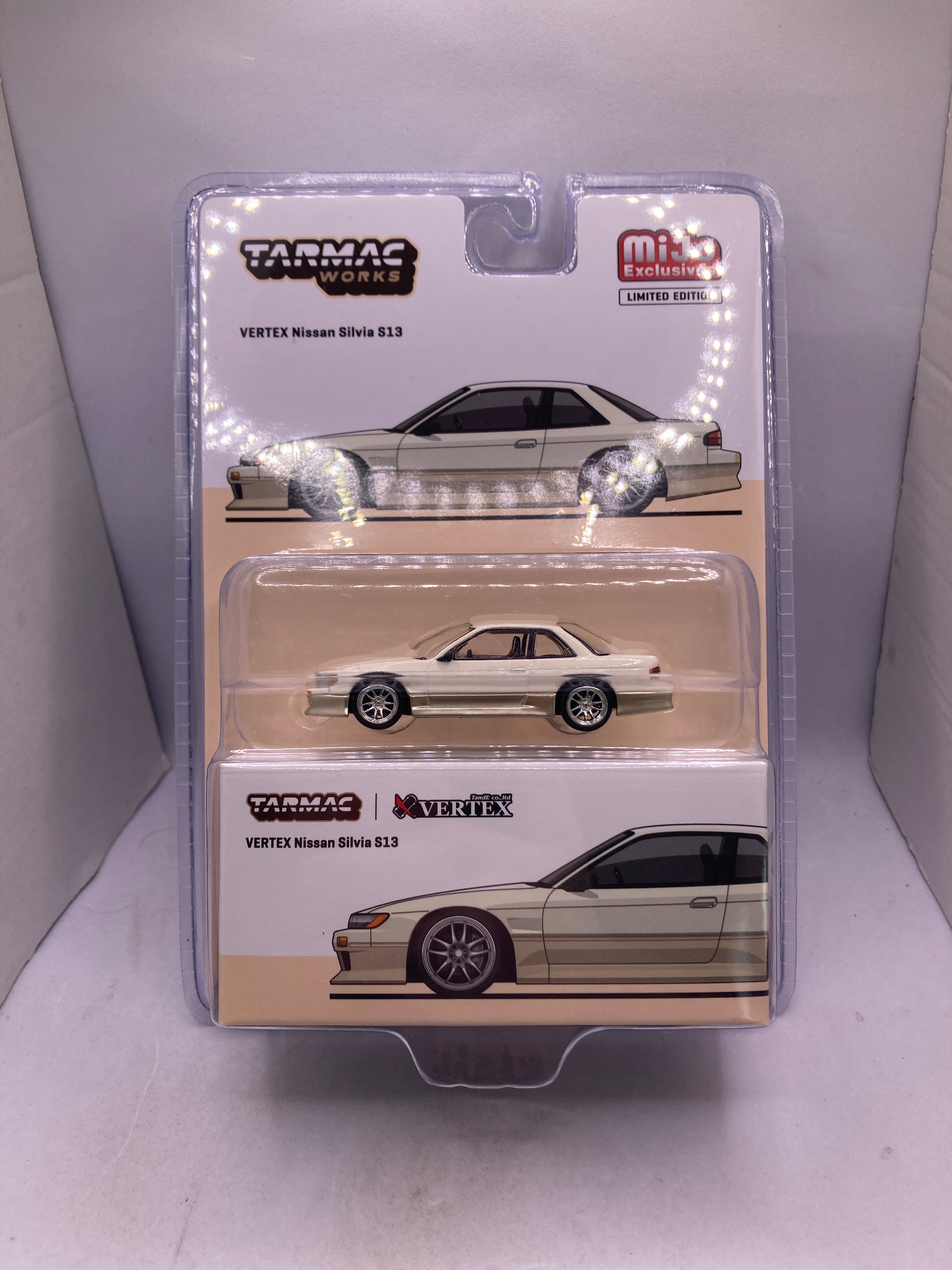 Tarmac Works VERTEX Nissan Silvia S13 Diecast