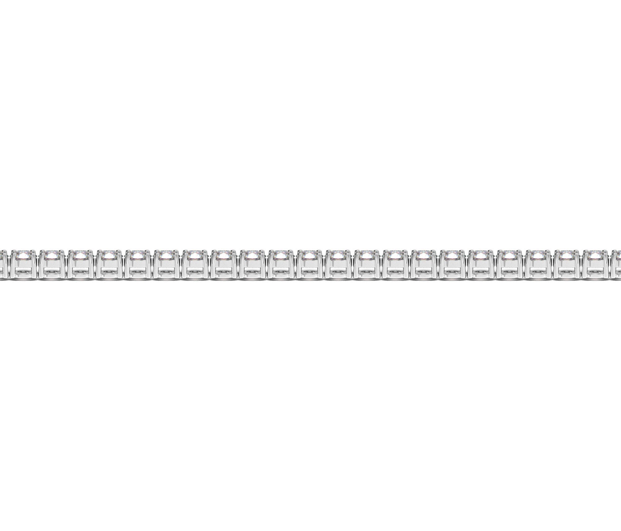 Lab Grown Round Diamond Tennis Bracelet in 14k White Gold (3 cctw F/G  VS2/SI1)