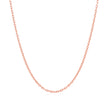 14k Rose Gold Round Cable Link Chain (1.50 mm)