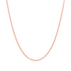 14k Rose Gold Round Cable Link Chain (1.50 mm)