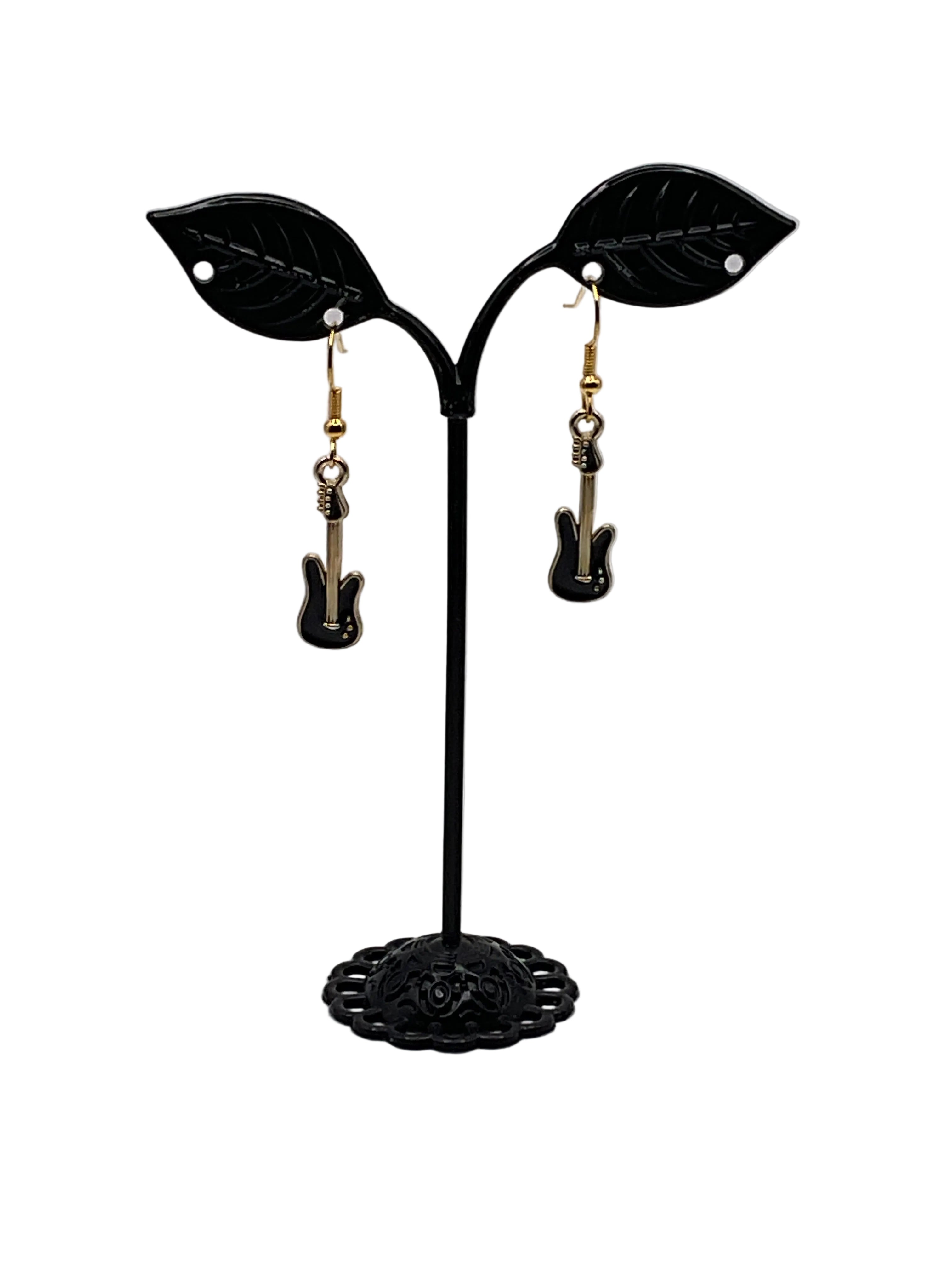 Musical instruments and note earrings