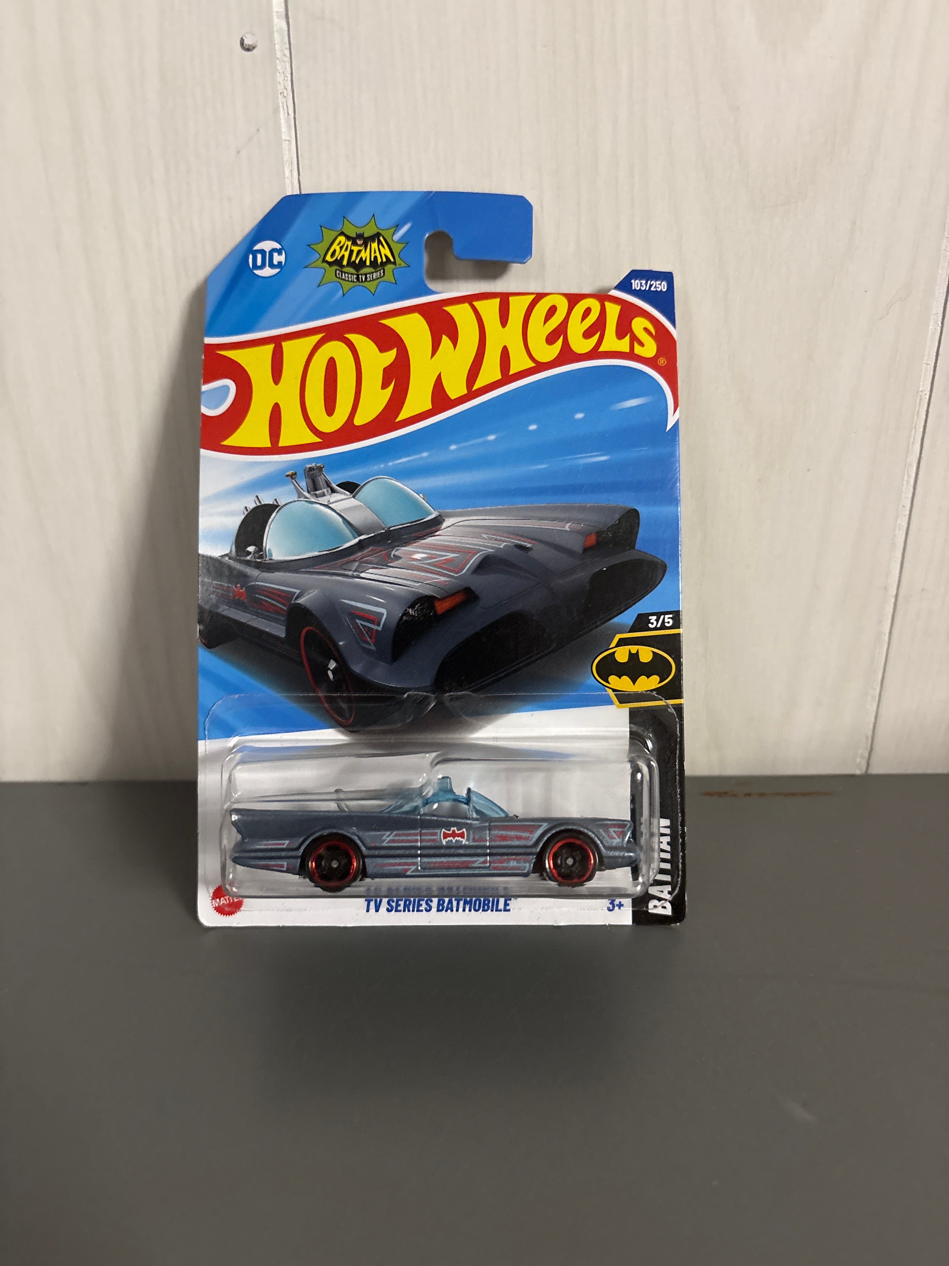 Hot Wheels TV Series Batmobile Diecast blue