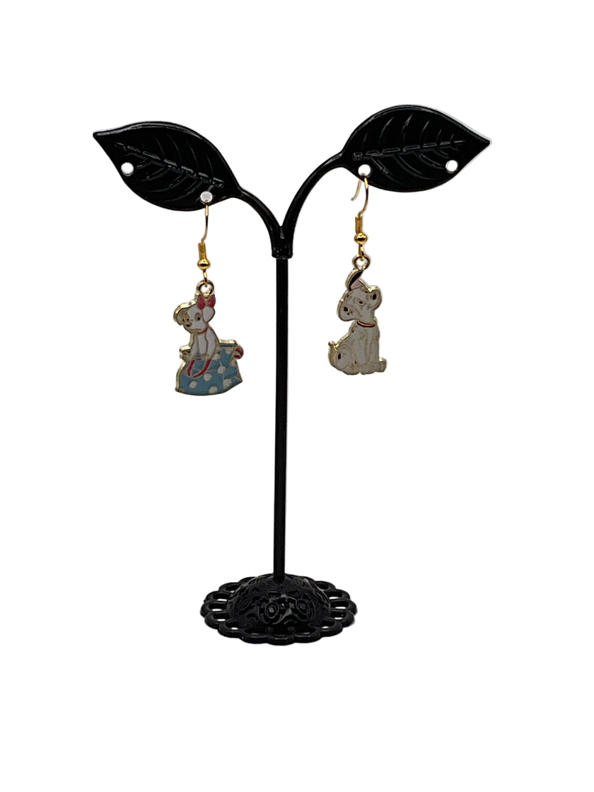 Dog earrings