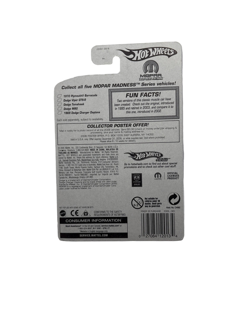 Hot Wheels 1969 Dodge Charger Daytona Diecast