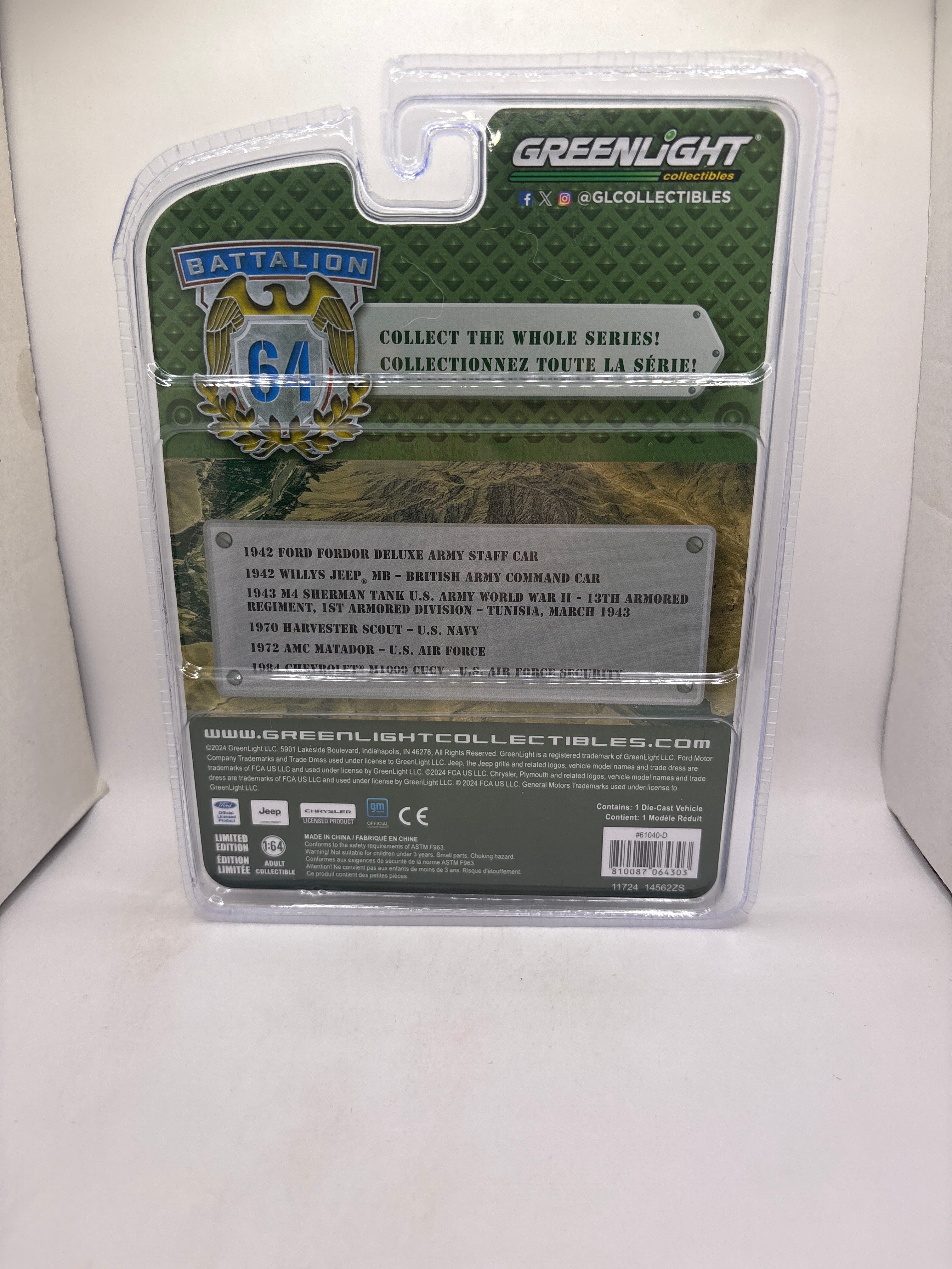 Greenlight 1970 Harvester Scout-U.S. Navy Diecast