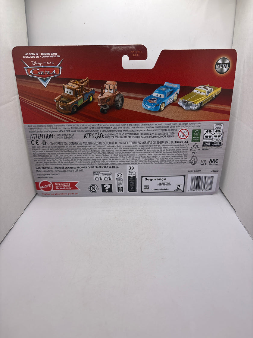 Disney Pixar Cars Pat Traxson Jeff Corvette Diecast multi color