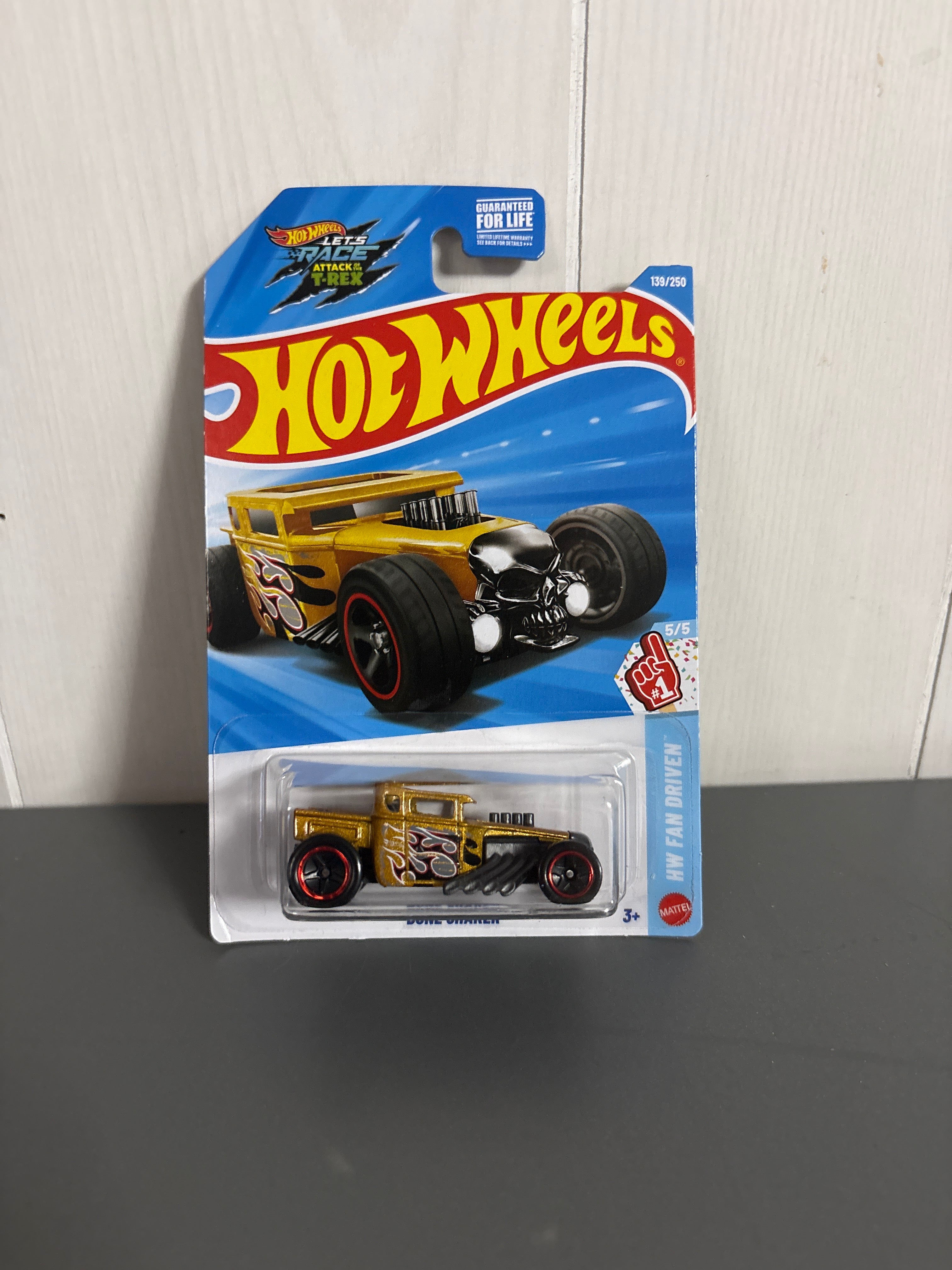 Hot Wheels Bone Shaker Diecast gold