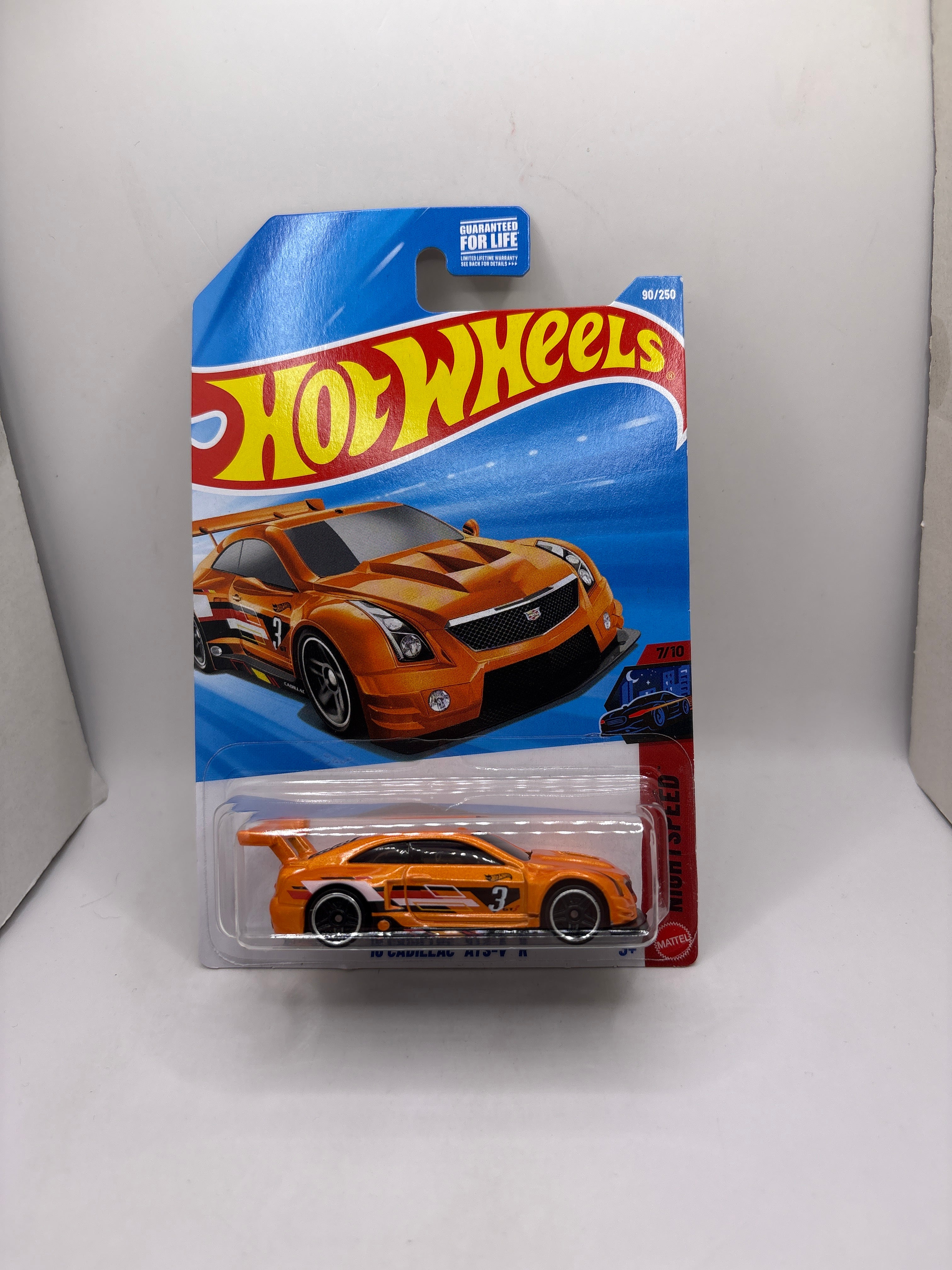 Hot Wheels 16 Cadillac ATS-V R Diecast orange