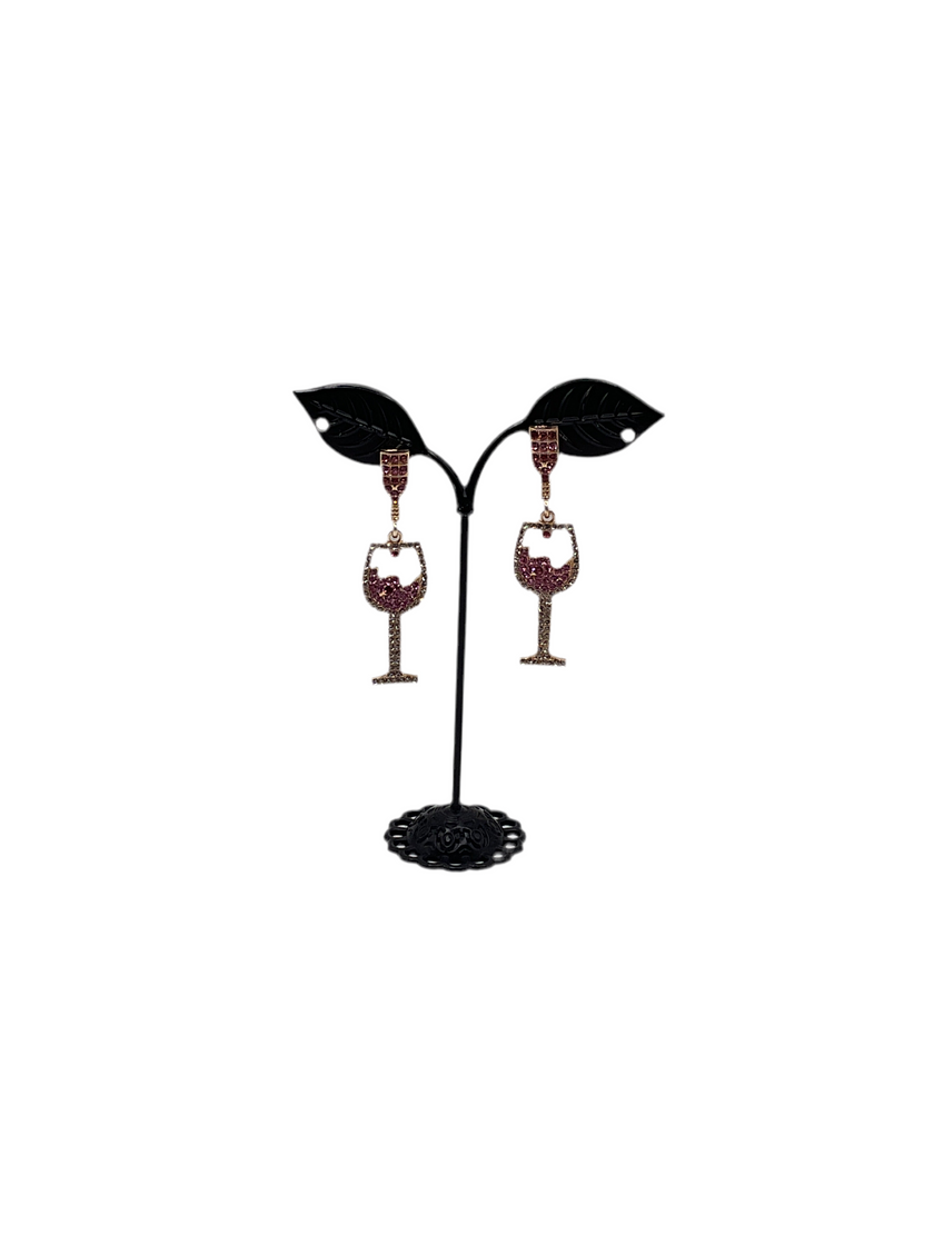 Red Wine Earrings