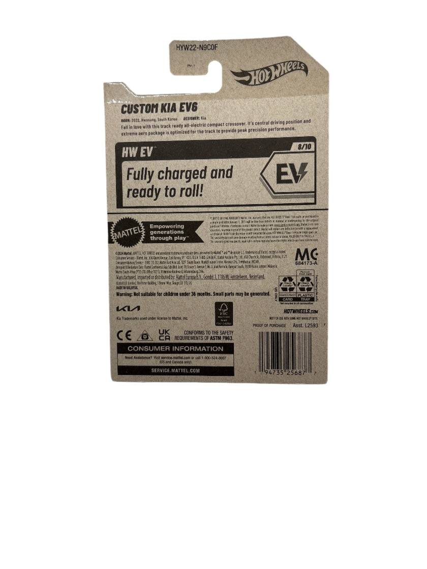 Hot Wheels Custom Kia EV6 Diecast
