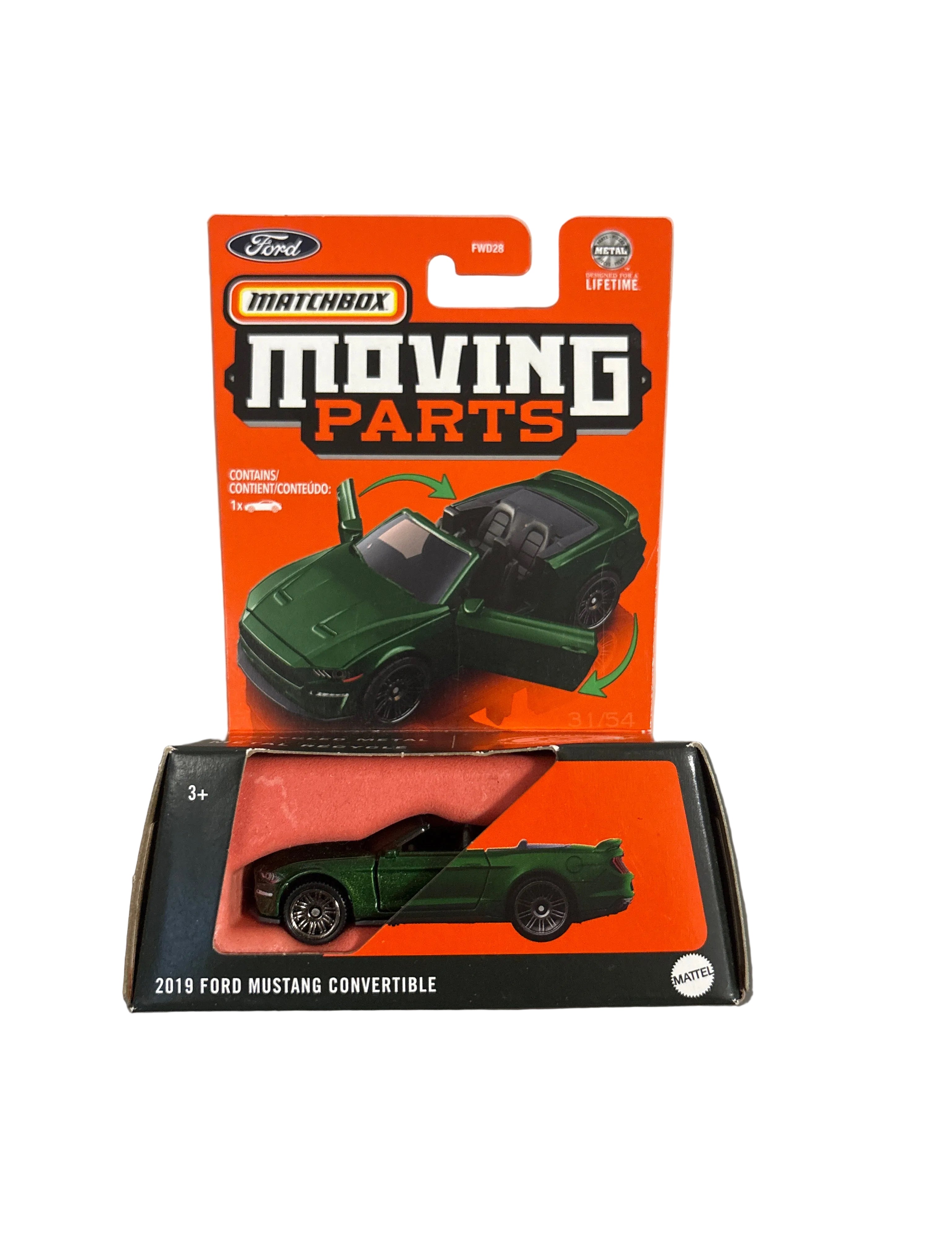 Matchbox 2019 Ford Mustang Convertible Diecast