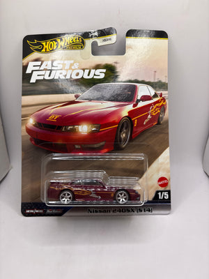 Hot Wheels Nissan 240SX (S14) Diecast red