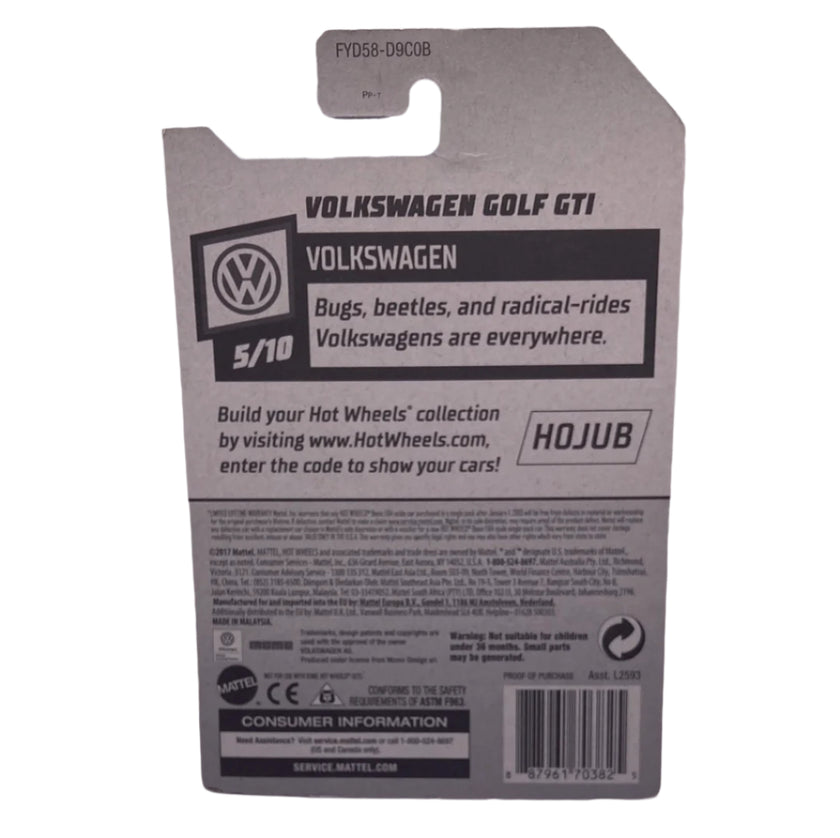 Hot Wheels Volkswagen Golf GTI Diecast