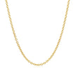 14k Yellow Gold Round Cable Link Chain (1.90 mm)