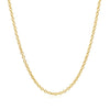 14k Yellow Gold Round Cable Link Chain (1.90 mm)