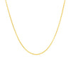 14k Yellow Gold Round Cable Link Chain (1.10 mm)