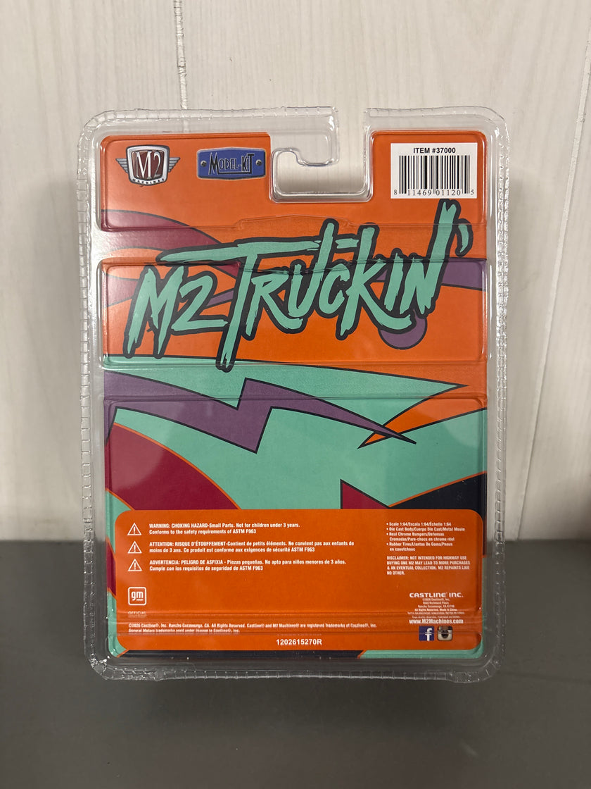 M2 1990 Chevrolet C1500 SS 454 Diecast orange