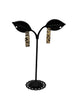 Leapord print hoop earrings