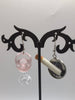 Cigarette and wine earrings