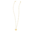 14k Yellow Gold Ppillon Butterfly Necklace