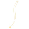 14k Yellow Gold Ppillon Butterfly Necklace