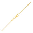 14k Yellow Gold Chain Necklace with Horizontal Arrow Pendant