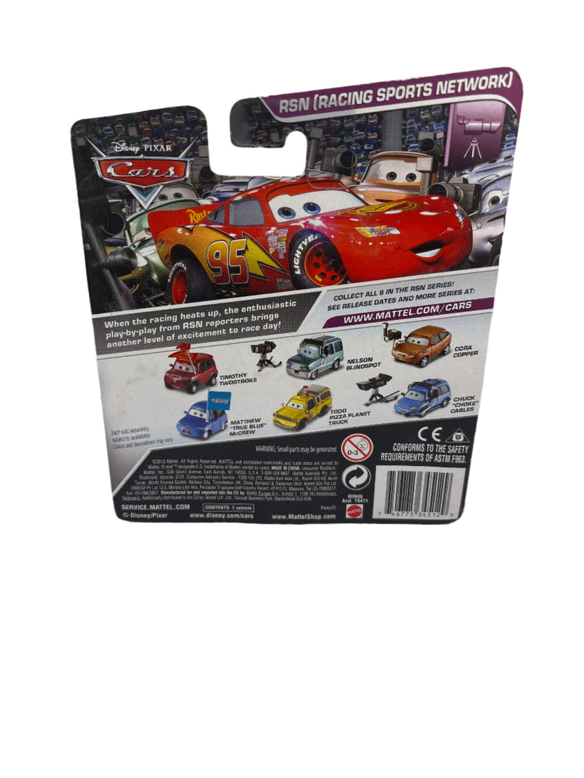 Disney Pixar Cars Matthew True Blue McCrew Diecast