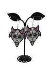 Pink Goat Earrings