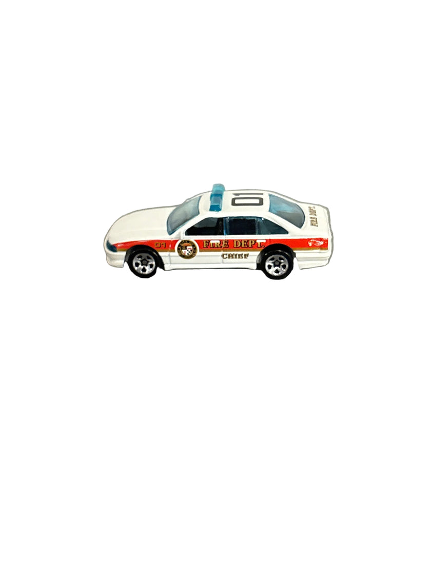 Hot Wheels Police Cruiser Diecast white