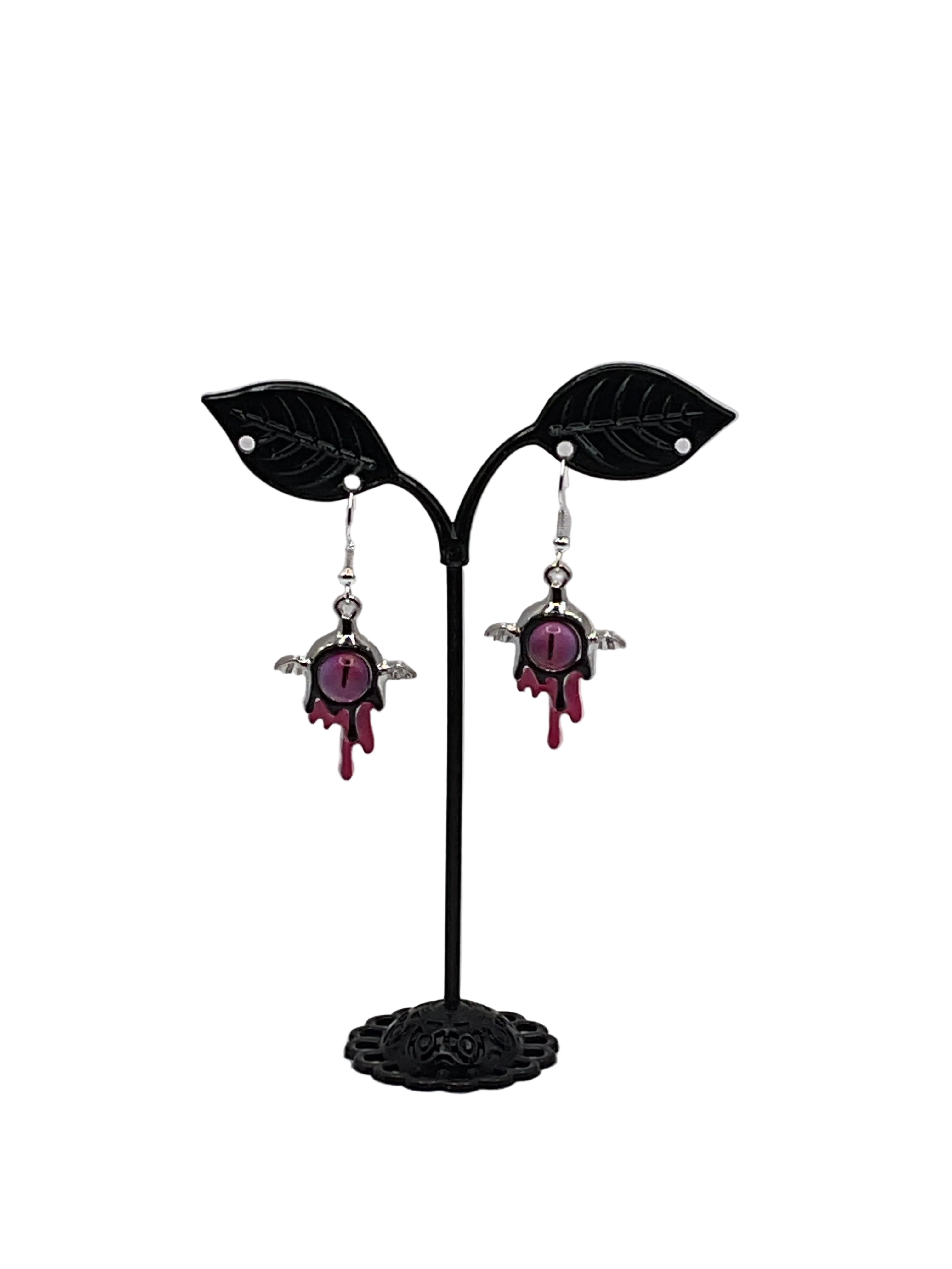 Melting Evil Eye Earrings