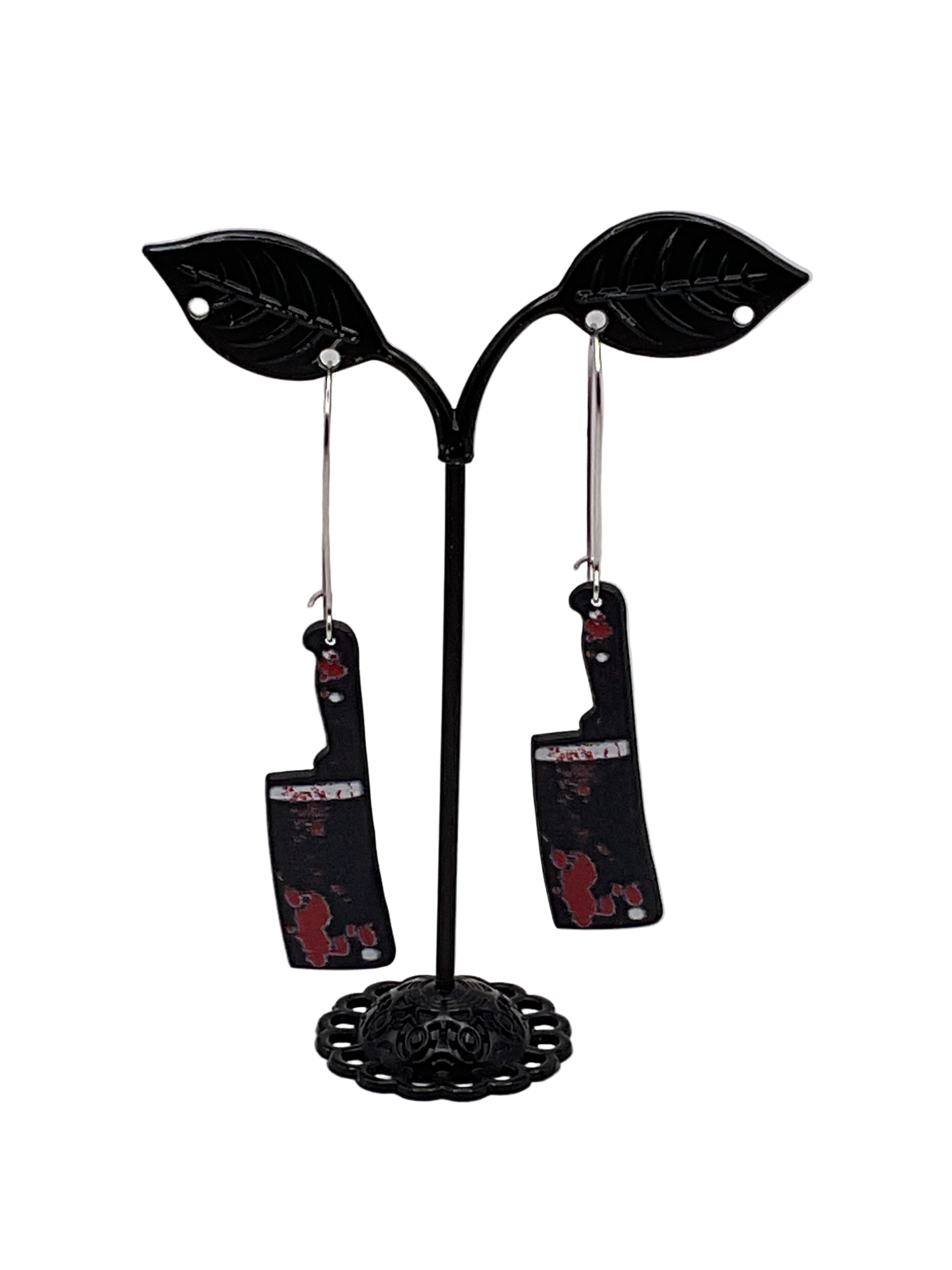 Bloody Sharp Object Earrings