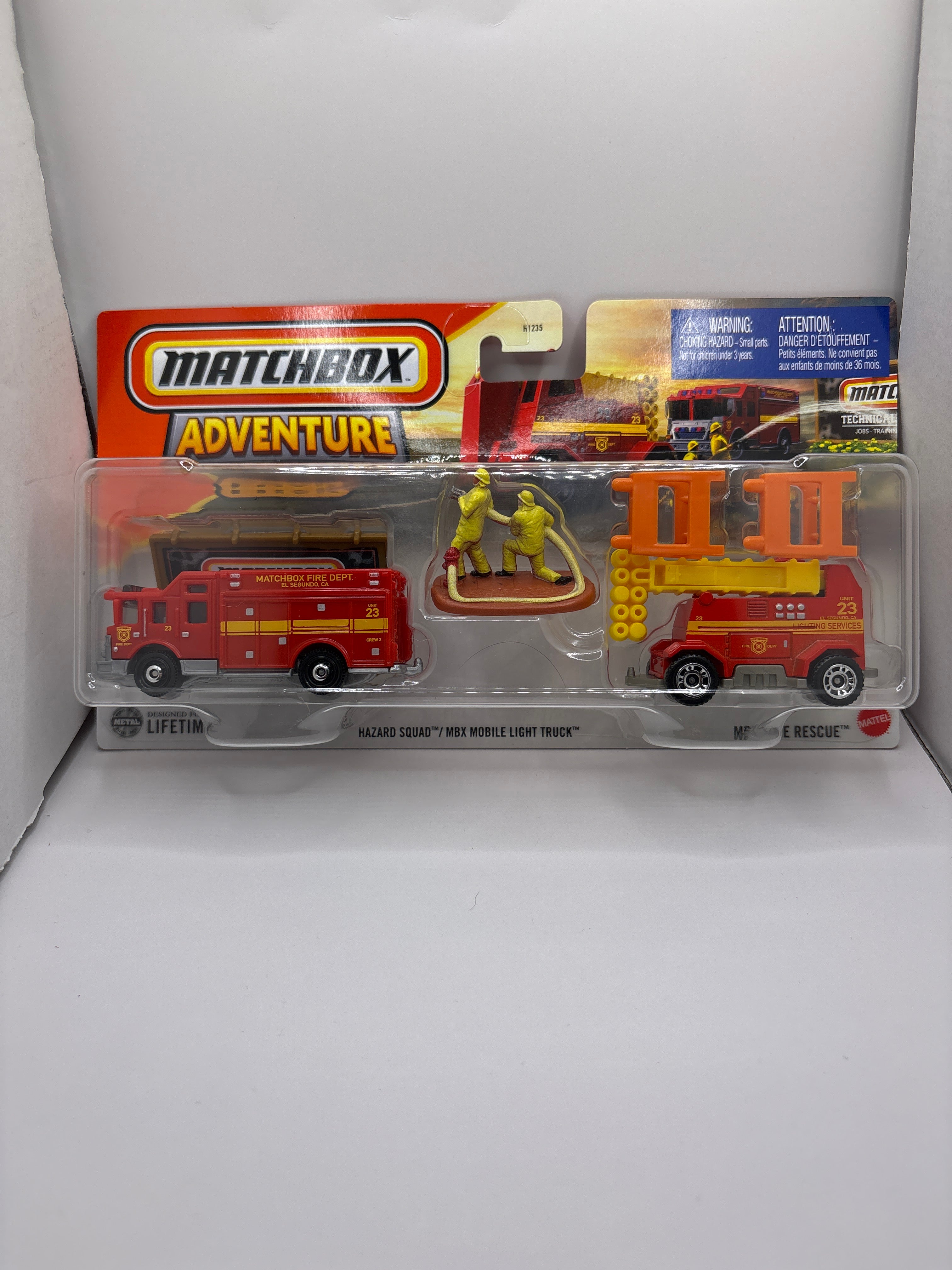 Matchbox Hazard Squad MBX Mobile Light Truck Diecast