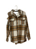 Brown Plaid Flannel Shirt