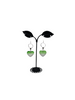Green Heart Earrings