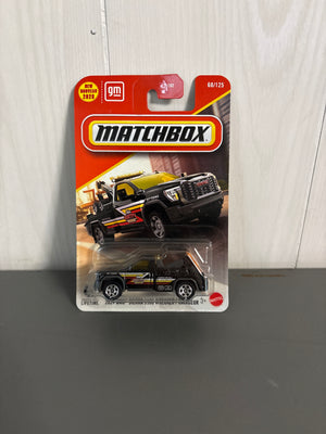 Matchbox 2024 GMC Sierra 3500 Wrecker Diecast black