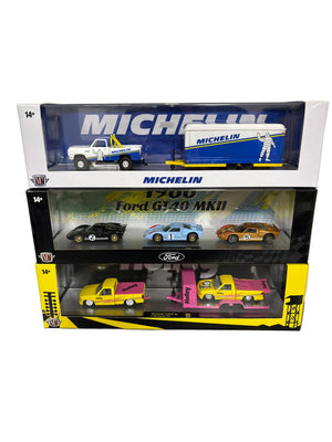 M2 Auto Haulers 3 Pack Diecast multi colors