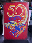 12x8 Hot Wheels Sign