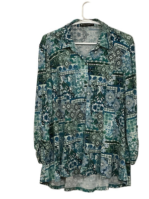 Long sleeve Silky Blouse