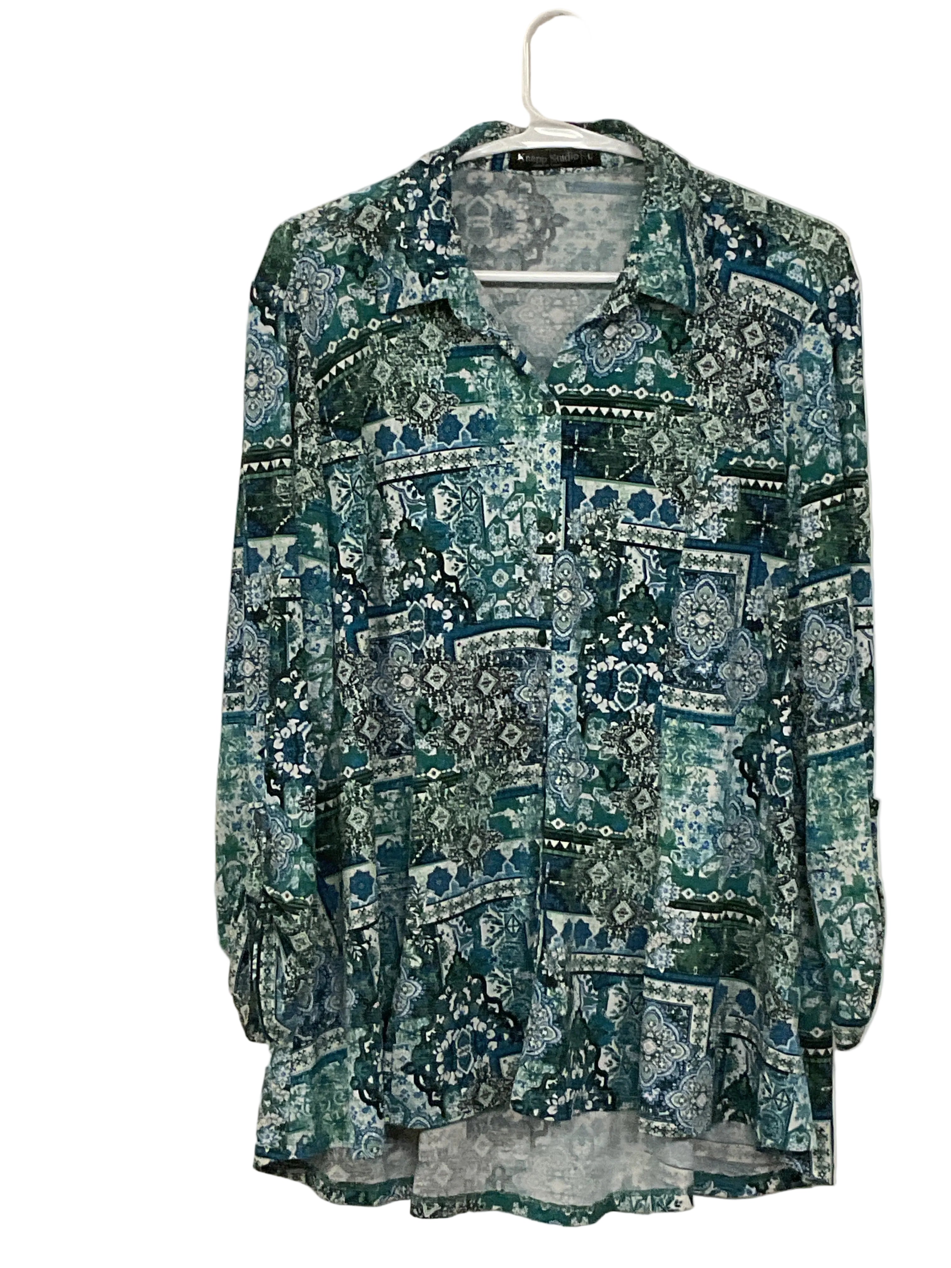 Long sleeve Silky Blouse