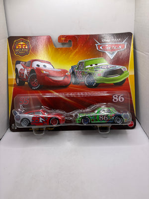 Disney Pixar Cars Lightning McQueen Flash McQueen Chick Hicks Diecast multi color