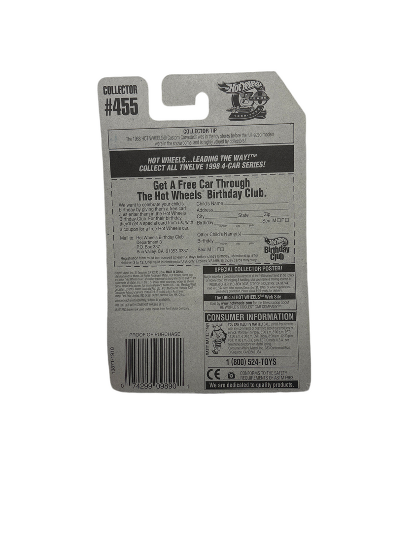 Hot Wheels 65 Mustang Convertible Diecast blue