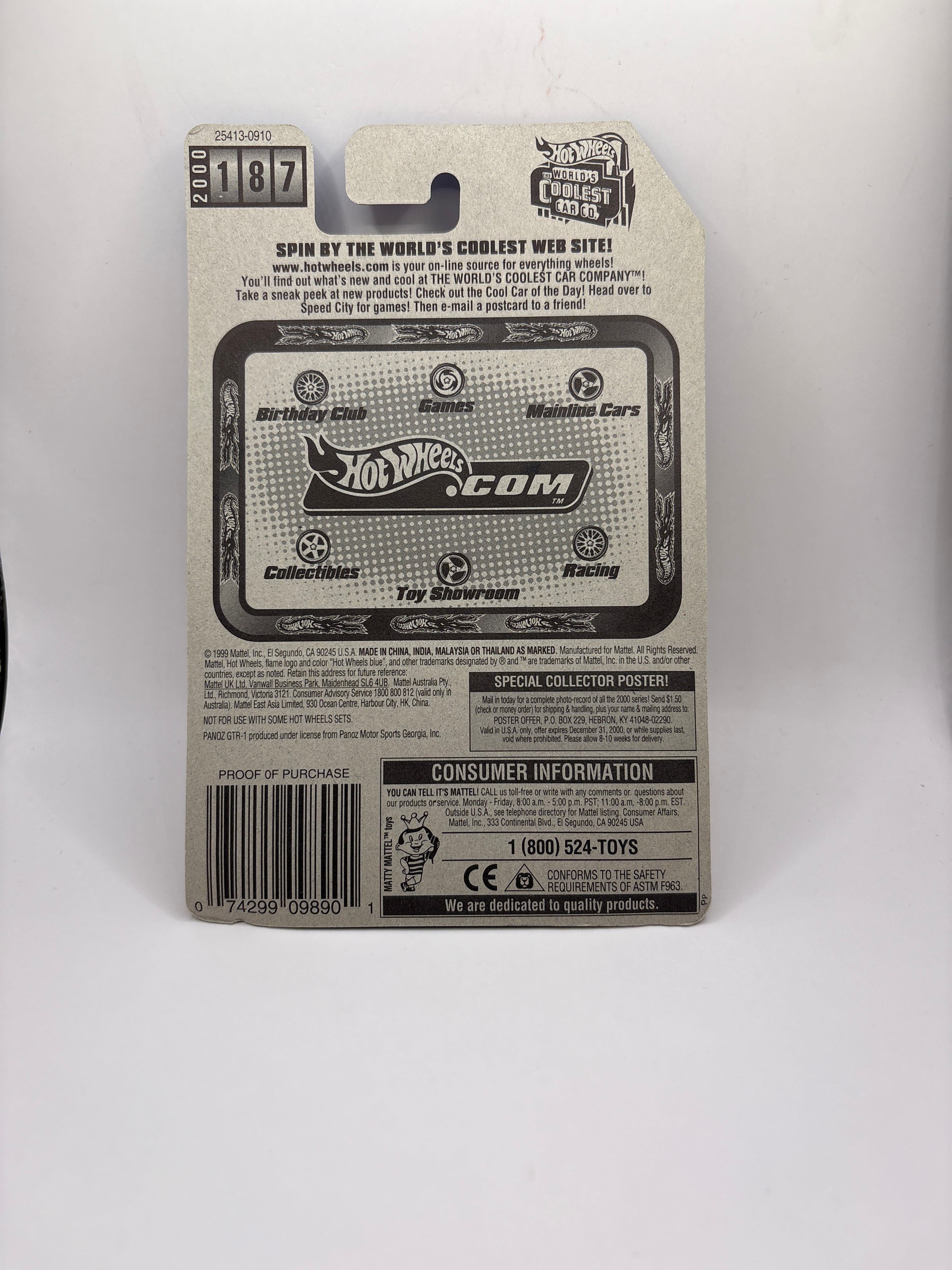 Hot Wheels Panoz GTR-1 Diecast