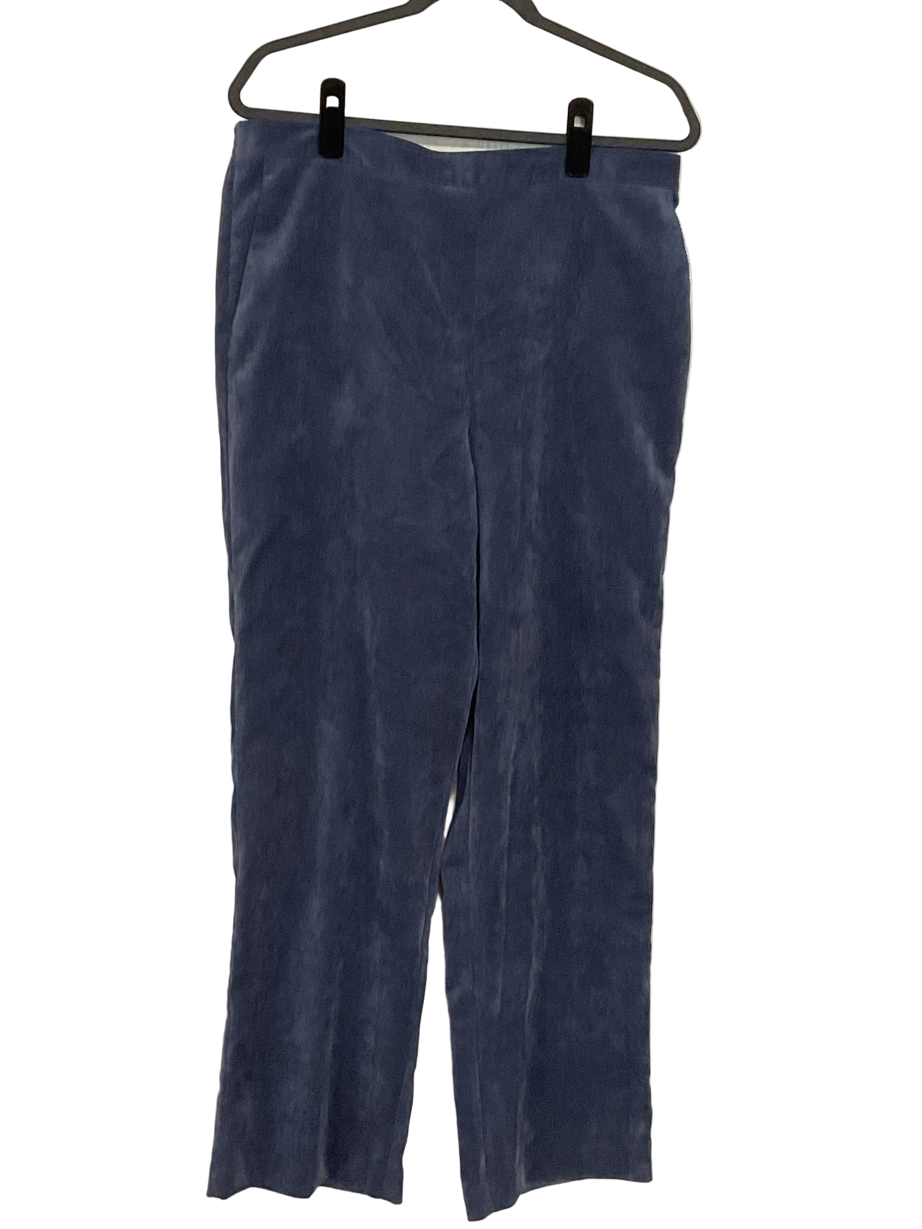 Blue Alfred Dunner pull on Slacks