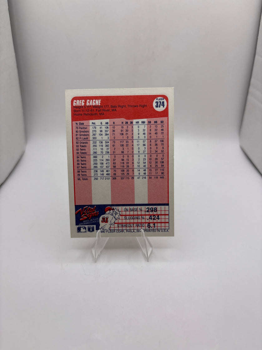 Fleer Greg Gagne