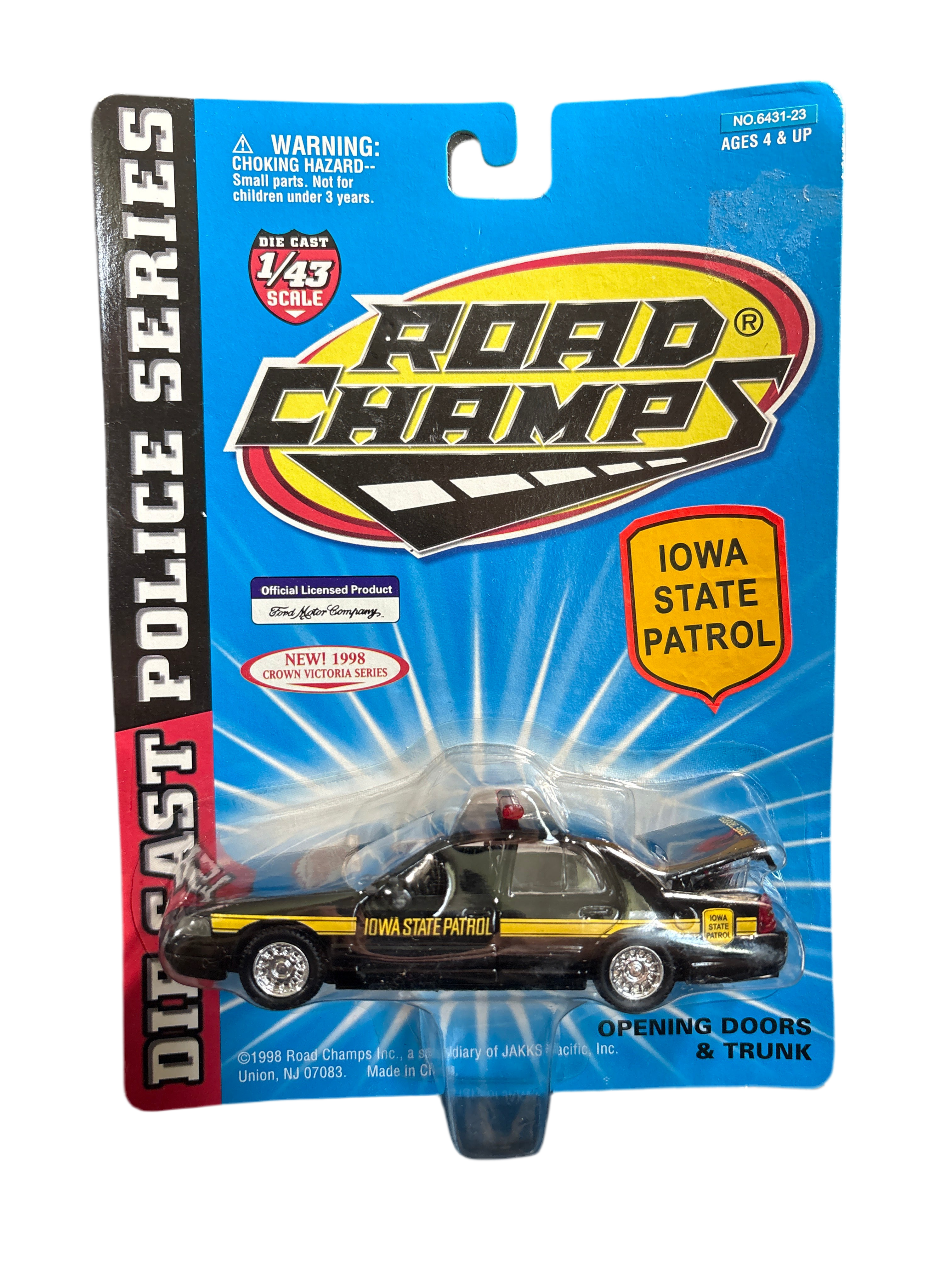 Road Champs Iowa State Patrol Diecast