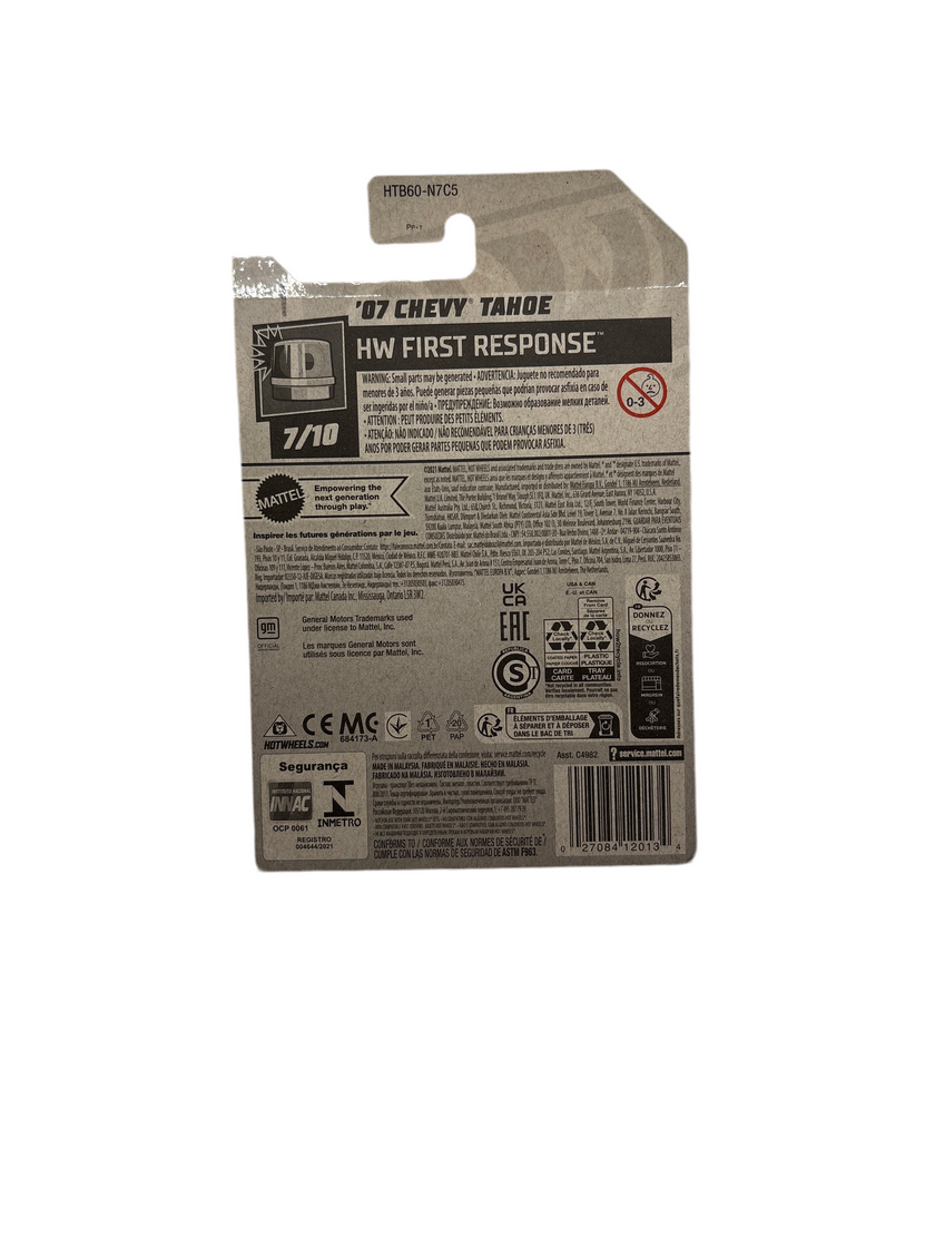 Hot Wheels 07 Chevy Tahoe Diecast