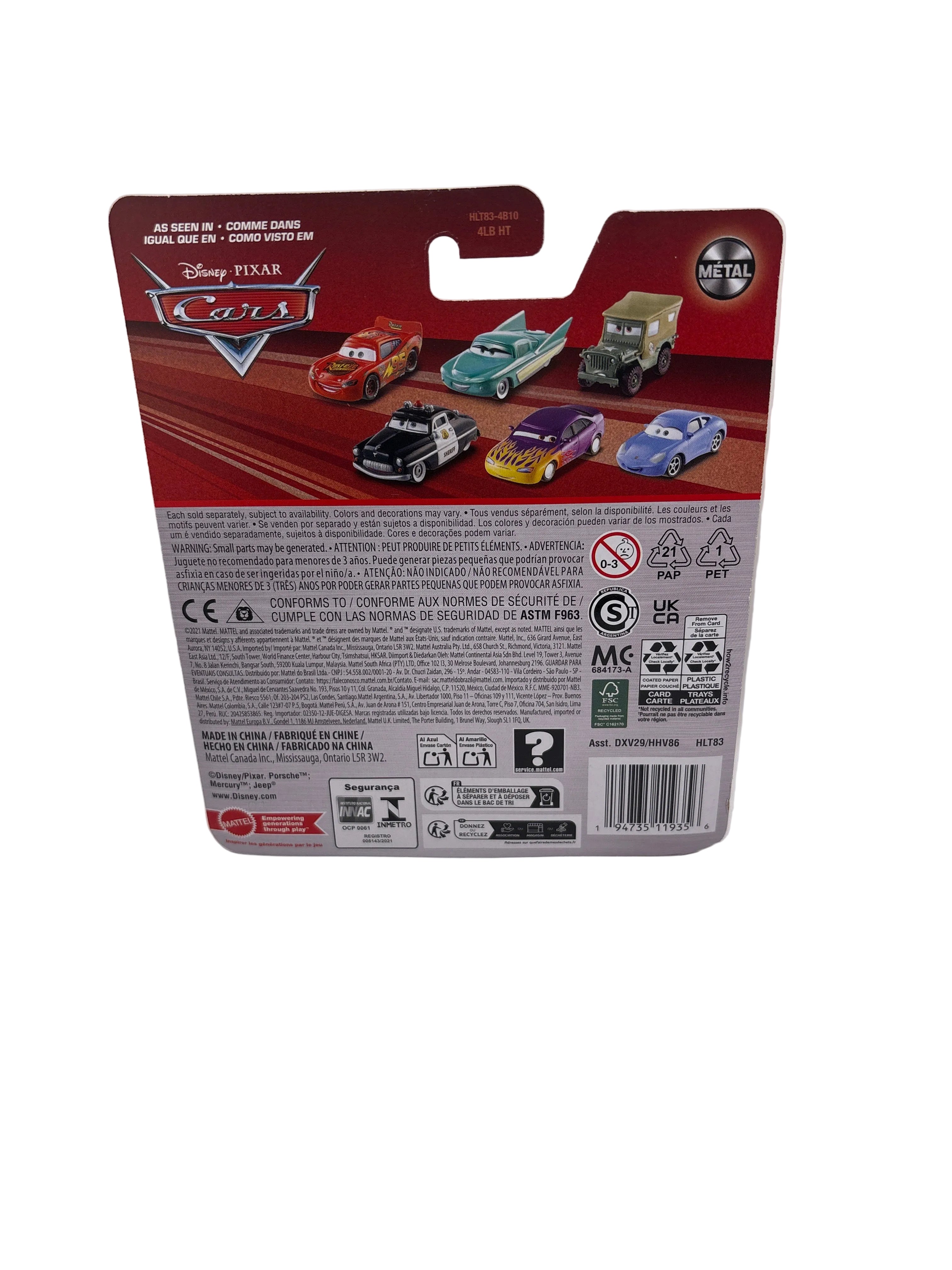 Disney Pixar Cars Mater Diecast brown